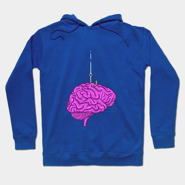 Brain Bait! Hoodie by Camicaturas